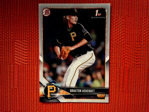 2018 Bowman Draft BD-95 Braxton Ashcraft - Pittsburgh Pirates (Base)