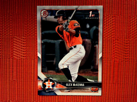 2018 Bowman Draft BD-99 Alex McKenna - Houston Astros (Base)