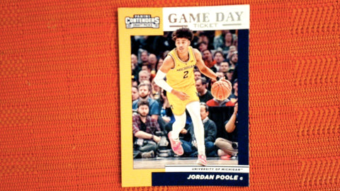 2019-20 Panini Contenders Draft Picks Basketball Game Day Ticket #17 Jordan Poole Base Default Title