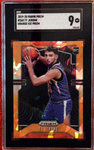 2019-20 Panini Prizm Basketball Orange Ice Prizm SGC 9 #268 Ty Jerome - Rookie