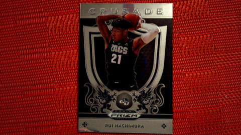 2019-20 Panini Prizm Draft Picks Basketball Crusade #5 Rui Hachimura - Gonzaga Rookie Default Title