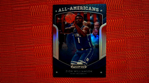 2019-20 Panini Prizm Draft Picks Basketball All Americans Silver Prizm #100 Zion Williamson - Duke Default Title