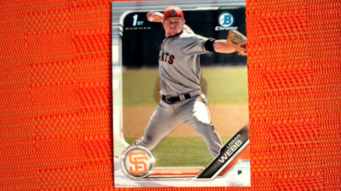 2019 Bowman Chrome #BCP-79 Logan Webb-1st Bowman Default Title