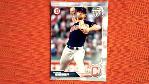 2019 Bowman Topps Holiday #TH-SBI Shane Bieber Default Title