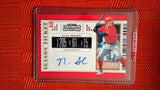 2019 Panini Chronicals Baseball Contenders Season Ticket Autograph 44/99 #21 Nick Senzel - Rookie Default Title
