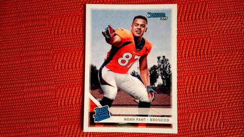 2019 Panini Donruss Rated Rookie Noah Fant #320 RC Denver Broncos Rookie Default Title