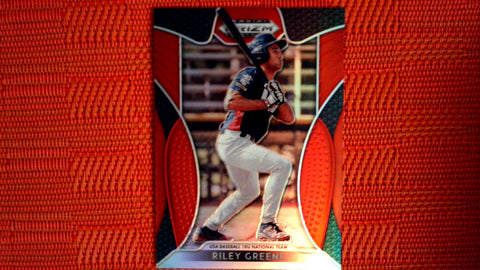 2019 Panini Prizm Draft Baseball Red Prizm #86 Riley Greene- Detriot Tigers/USA Baseball Default Title