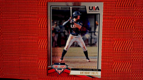 2019 Panini USA Baseball Stars & Stripes Longevity 18U National Team #47 Anthony Volpe Default Title