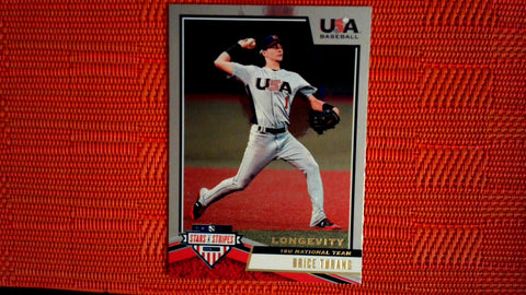 2019 Panini USA Baseball Stars & Stripes Longevity 18U National Team #79 Brice Turang Default Title