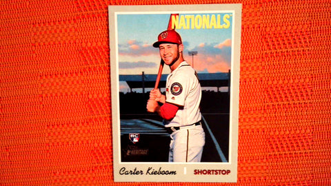 2019 Topps Heritage  #523 Carter Kieboom- Rookie Default Title
