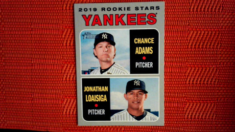 2019 Topps Heritage 2019 Rookie Stars #189 Chance Adams/Jonathan Loaisiga Default Title