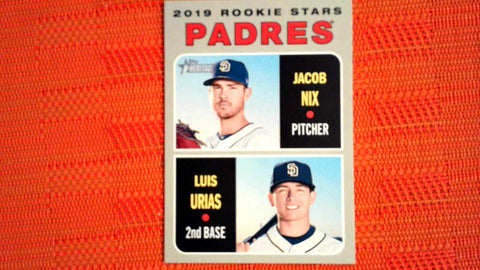 2019 Topps Heritage Rookie Stars #262 Jacob Nix/Luis Urias Default Title