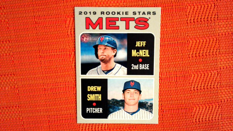 2019 Topps Heritage Rookie Stars #348 Jeff McNeil/Drew Smith Default Title