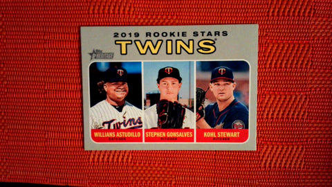 2019 Topps Heritage Rookie Stars #386 Willians Astudillo/Stephen Goncalves/Kohl Stewart Default Title