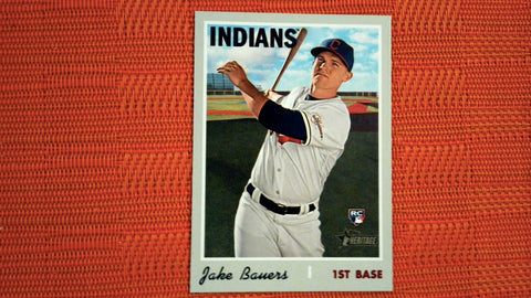 2019 Topps Hertiage High Number #556 Jake Bauers Rookie Baseball Default Title