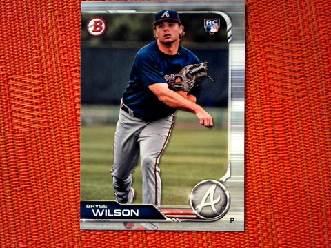 2019 Bowman 20 Bryse Wilson - Atlanta Braves RC (Base)