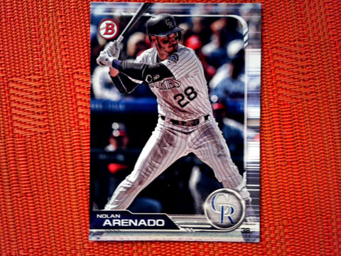 2019 Bowman 22 Nolan Arenado - Colorado Rockies (Base)