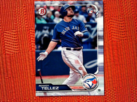 2019 Bowman 28 Rowdy Tellez - Toronto Blue Jays RC (Base)