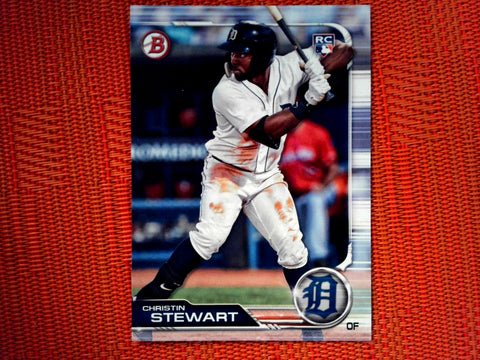 2019 Bowman 33 Christin Stewart - Detroit Tigers RC (Base)