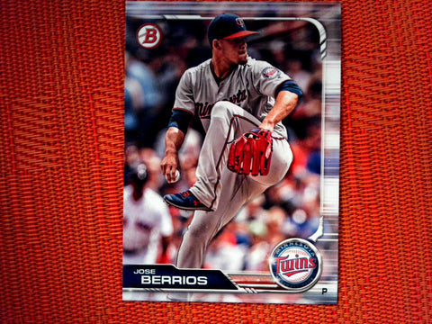 2019 Bowman 37 Jose Berrios - Minnesota Twins (Base)