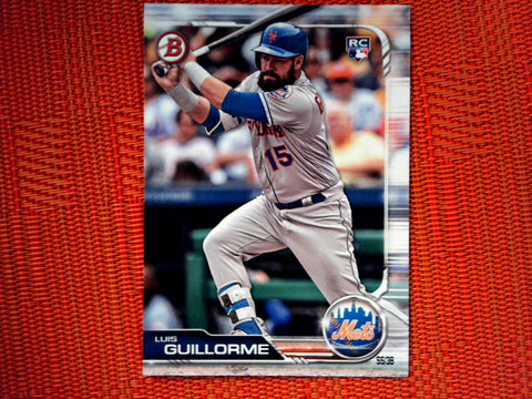 2019 Bowman 39 Luis Guillorme - New York Mets RC (Base)