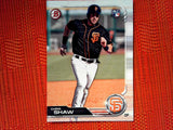 2019 Bowman 42 Chris Shaw - San Francisco Giants RC (Base)