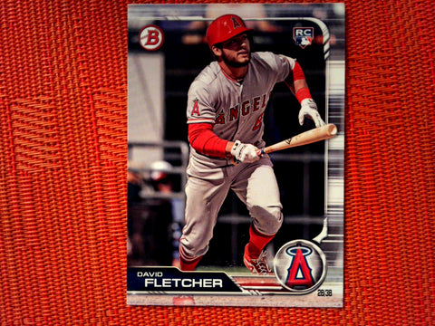 2019 Bowman 49 David Fletcher - Los Angeles Angels RC (Base)