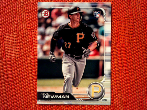 2019 Bowman 54 Kevin Newman - Pittsburgh Pirates RC (Base)