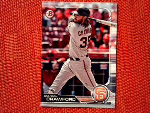 2019 Bowman 57 Brandon Crawford - San Francisco Giants (Base)