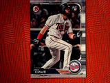 2019 Bowman 61 Jake Cave - Minnesota Twins RC (Base)