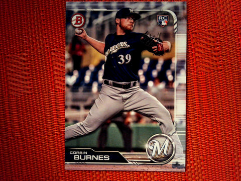 2019 Bowman 65 Corbin Burnes - Milwaukee Brewers RC (Base)