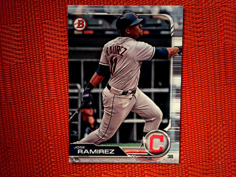 2019 Bowman 66 Jose Ramirez - Cleveland Indians (Base)