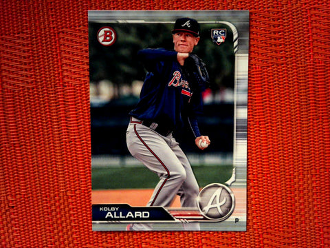 2019 Bowman 72 Kolby Allard - Atlanta Braves RC (Base)