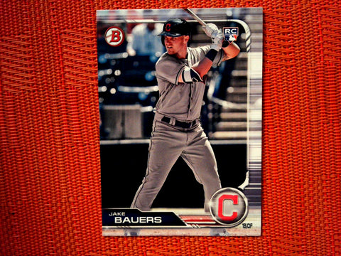 2019 Bowman 76 Jake Bauers - Cleveland Indians RC (Base)