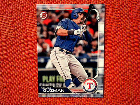 2019 Bowman 88 Ronald Guzman - Texas Rangers (Base)