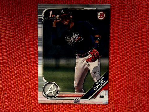 2019 Bowman BP-11 Derian Cruz - Atlanta Braves (Base)