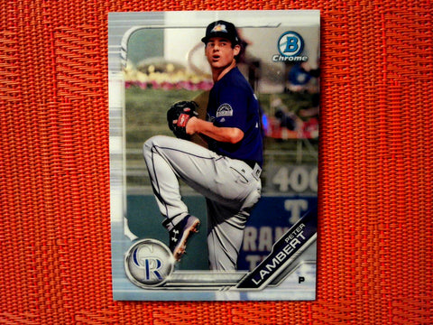 2019 Bowman BP-136 Peter Lambert - Colorado Rockies (Chrome)