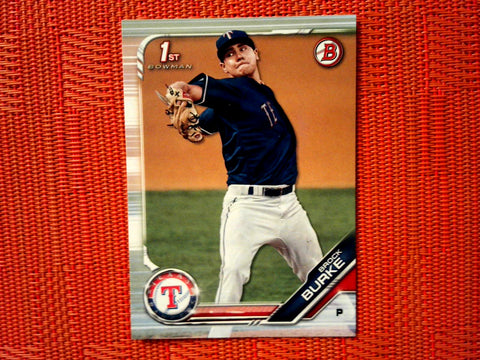 2019 Bowman BP-137 Brock Burke - Texas Rangers (Base)