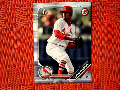 2019 Bowman BP-142 Genesis Cabrera - St. Louis Cardinals (Base)