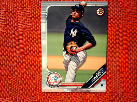 2019 Bowman BP-147 Albert Abreu - New York Yankees (Base)