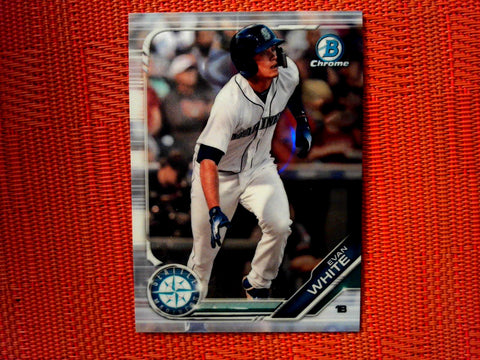 2019 Bowman BP-31 Evan White - Seattle Mariners (Chrome)