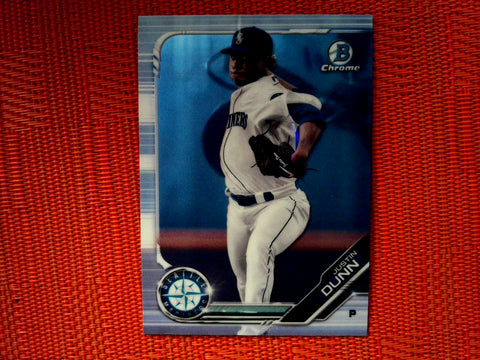 2019 Bowman BP-3 Justin Dunn - Seattle Mariners (Chrome)