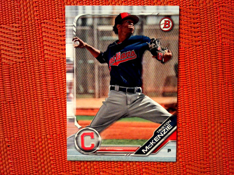 2019 Bowman BP-40 Triston McKenzie - Cleveland Indians (Base)