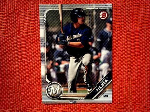 2019 Bowman BP-54 Keston Hiura - Milwaukee Brewers (Base)