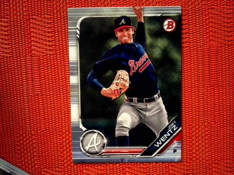 2019 Bowman BP-57 Joey Wentz - Atlanta Braves (Base)