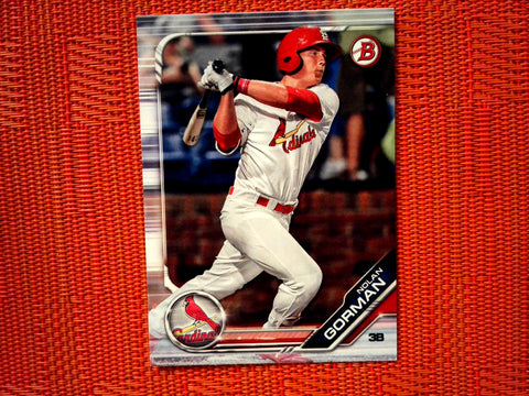 2019 Bowman BP-60 Nolan Gorman - St. Louis Cardinals (Base)