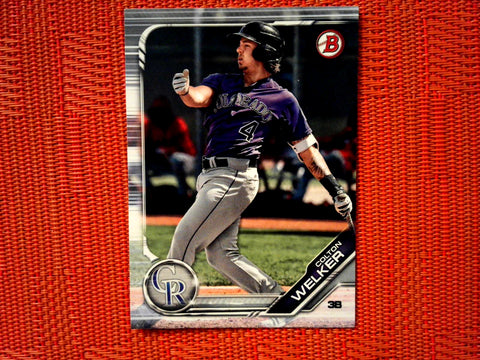 2019 Bowman BP-65 Colton Welker - Colorado Rockies (Base)