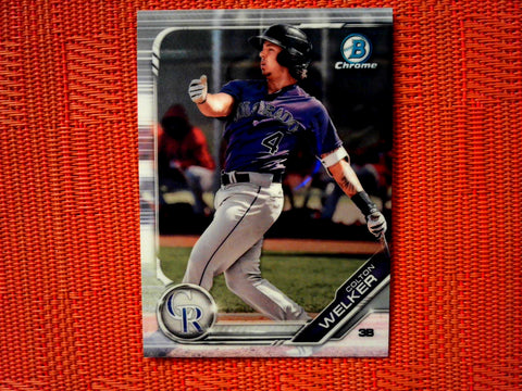 2019 Bowman BP-65 Colton Welker - Colorado Rockies (Chrome)