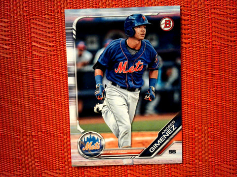 2019 Bowman BP-77 Andres Gimenez - New York Mets (Base)