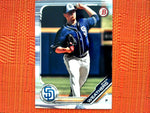 2019 Bowman Draft BD-107 Ryan Weathers - San Diego Padres (Base)